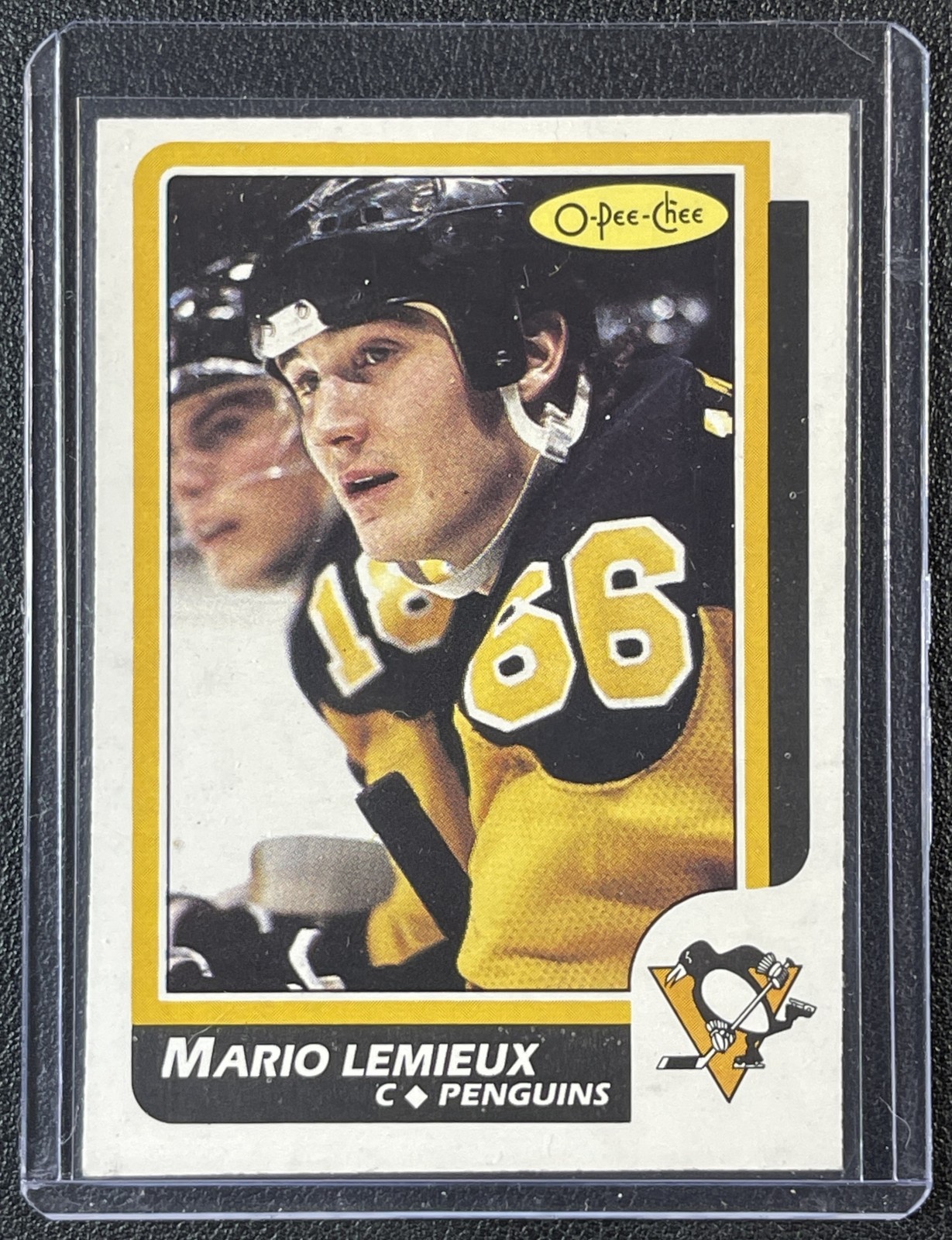 MARIO LEMIEUX 1986-87 O-PEE-CHEE OPC OPC #122 PENGUINS