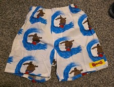 koolies Surfwear Shorts Mens Fat Albert Vtg Sz XS 26-28 Made in USA