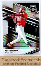 2020 Panini Elite Extra Edition #28 Austin Wells /999 203rd Decade Die Cut