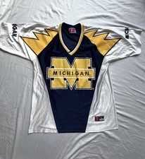 Vintage University of Michigan V-Neck Team Sports Jersey