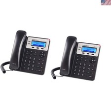 Black Corded Phone Set with Multi-line Operation Perfect for Small Offices