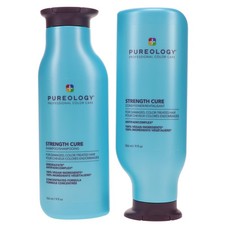 Pureology Strength Cure Shampoo Conditioner 8.5oz each New AUTHENTIC