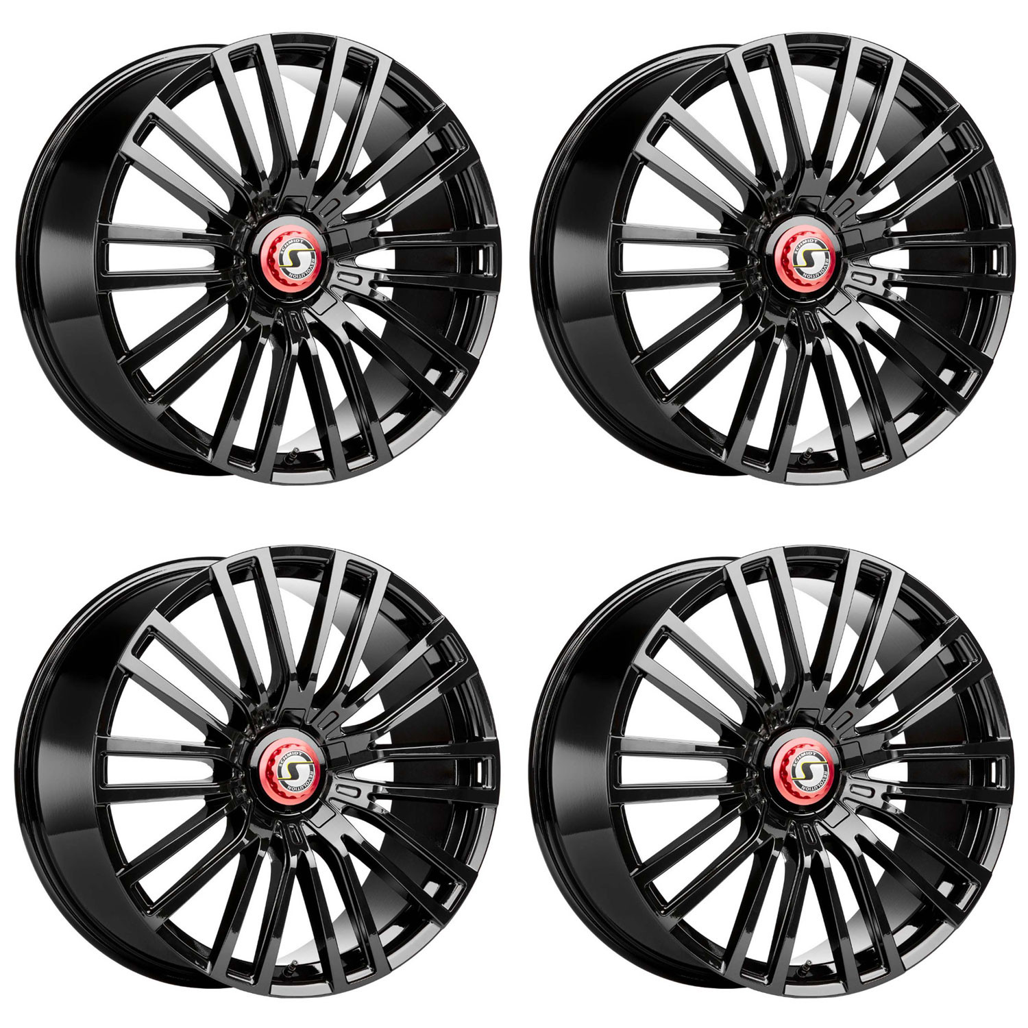 4 Schmidt wheels Eckstein 10.5Jx23 ET43 5x130 SW for Audi Q7 MKI Typ 4L