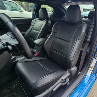 for SCION TC 2011-2016 IGGEE S.LEATHER CUSTOM FIT 2 FRONT SEAT COVERS 13 COLORS