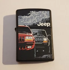 Vintage Jeep Accessory Zippo Advertising Lighter, c. 2000, Unstruck