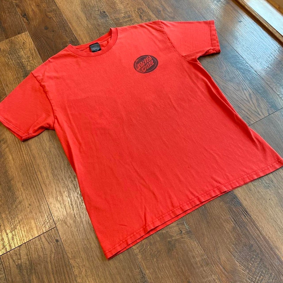 Vintage Y2K NHS Santa Cruz Big Face Skate Tee