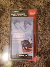 NIB Ambico VHS-C to VHS Converter Motorized Camcorder Cassette Tape Adapter