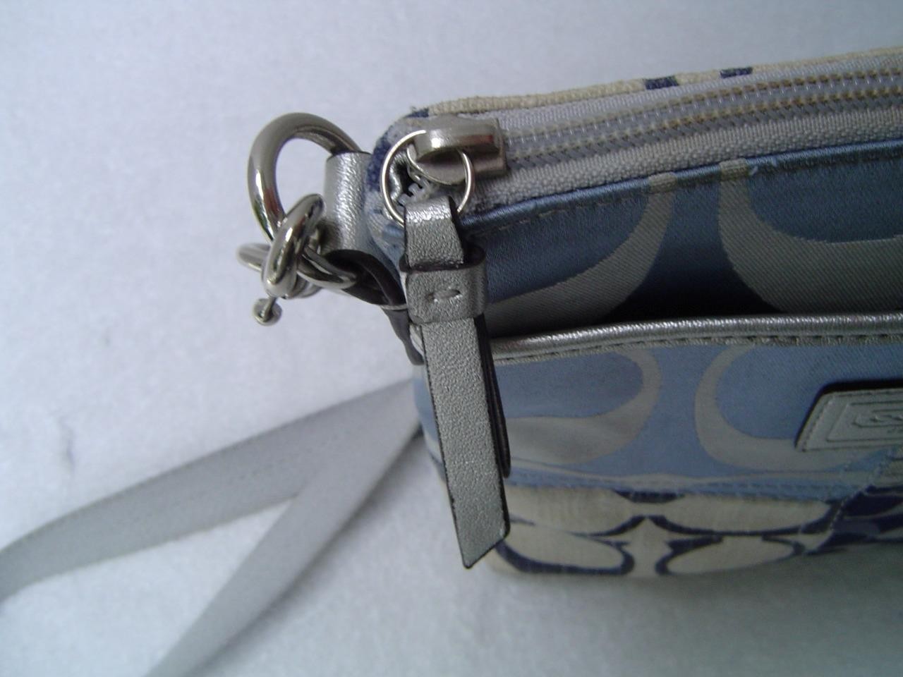 AUTHENTIC COACH TONAL DENIM PATCHWORK SWING PACK … - image 19