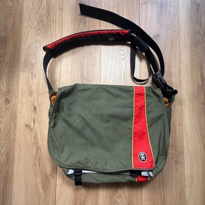 Crumpler Messenger/Schultertasche Khaki/Grün/Rot