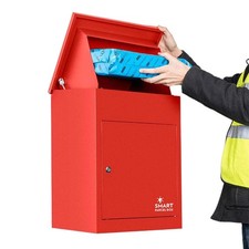 Medium Parcel Delivery Drop Box Lockable Home Storage Letter Post Box