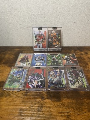 Wild Card 10 Card Rookie/PreRookie Lot low Numbered with two 1/1 s