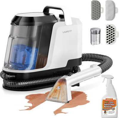 18Kpa Upholstery Cleaner Machine with Pet Pro Solution&Tools Set of 1 | Portable