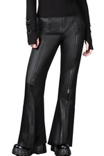 KILLSTAR Kunstleder Schlaghose - Maleficent's Mirage Reißverschluss Gothic