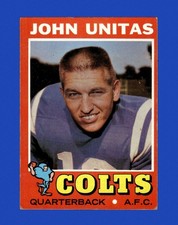 1971 Topps Set-Break #  1 Johnny Unitas VG-VGEX (crease) *GMCARDS*