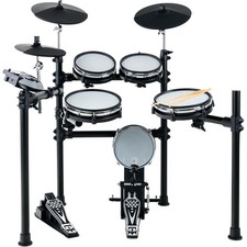 Geniales E-Drumset mit Lernmodus, Kopfh&ouml;rer-Anschluss, 400 Schlagzeug-Sounds NEU