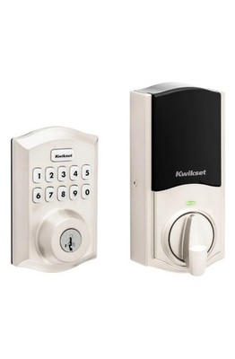 Kwikset Home Connect 620 Z-Wave Smart Entry Door Deadbolt Lock Satin Nickel