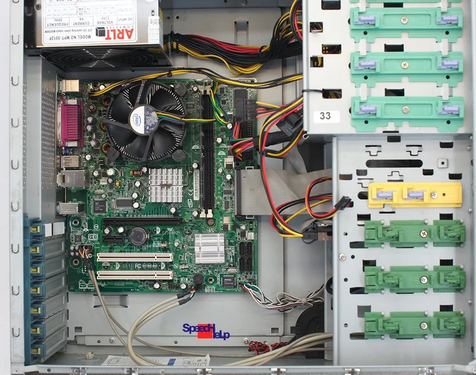 Computer Desktop Intel Board D101GGC Computer PC Parallel LPT Port Windows XP OK - Image 4 of 4