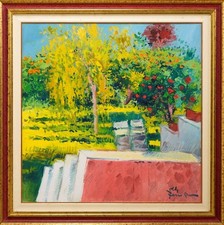 ATHOS FACCINCANI - OLIO SU TELA 80X80 pubblicato---svendita!!