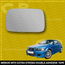 For BMW 3 Series wing mirror glass 98-05 Right Driver side Spherical