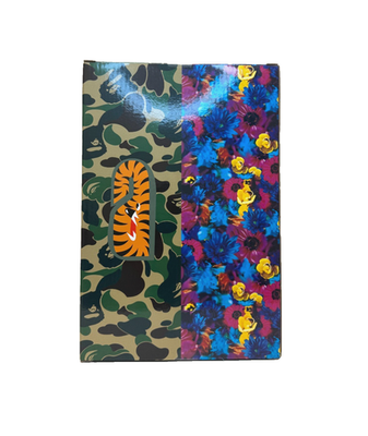 Bape x Mika Ninagawa Shark Green 100% & 400% Bearbrick Set by