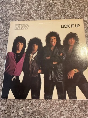 KISS/Lick It Up Original 1983 Vinyl LP Tested ( See Description) ( Hl)