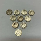 Lot Of 10 Pre-1965 Silver Dimes