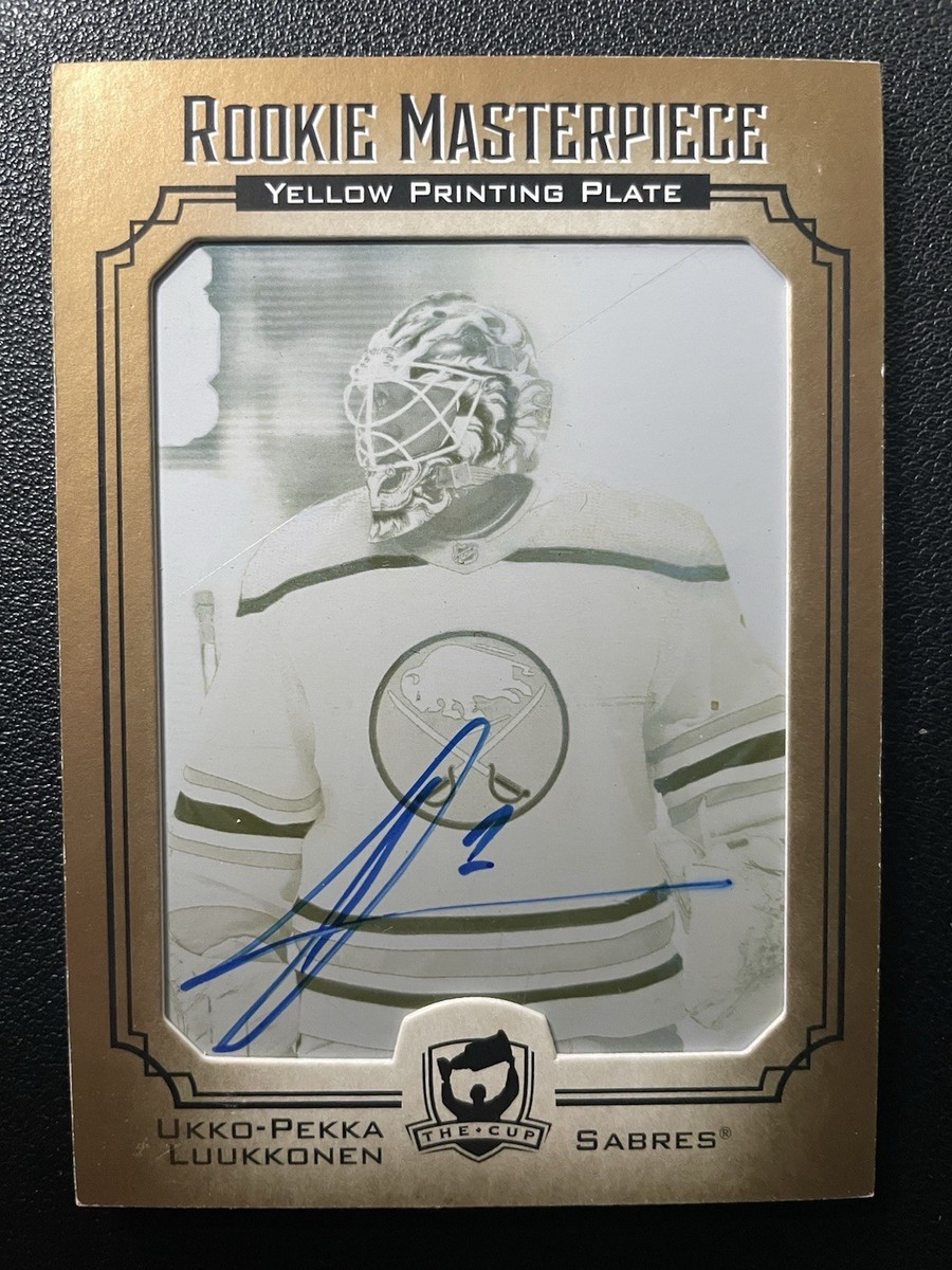 Braque、LEcho、超希少海外版画集、版上サイン、新品額装付 21-22 The Cup Hockey Rookie Masterpiece Printing Plate Auto Ukko
