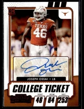 L35,498 - 2021 Panini Contenders Draft Picks #161 Joseph Ossai Auto RC