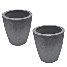 No.1.5 and No.2 Foundry Crucible 2kg and 3kg Clay Graphite Foundry