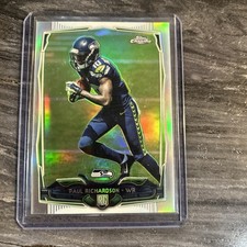 2014 Topps Chrome # 219 Paul Richardson Rookie Refractor Seattle Seahawks