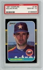 1987 Donruss #138 Nolan Ryan Houston Astros HOF PSA 10 Gem Mint