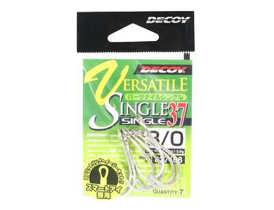 Decoy Single 37 Versatile Lure Hook Size 3/0 (7468)