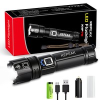 Extrem Hell 100000 Lumen P70 Taschenlampe Aufladbar Taktische Taschenlampen Akku