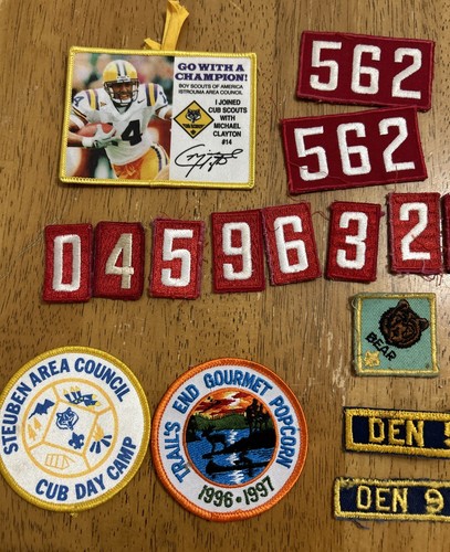Lote De Colección Webelos Boy Cub Scouts Parche Corbata Deslizable Cinturón Lazo Cinta Parches - Imagen 6 de 7