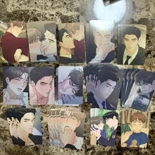 Korean BL Manhwa Lezhin Limited Run official random collection trading photocard