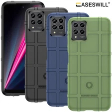 For T-Mobile Revvl 6X 6 Pro 5G Shockproof Rugged Case Cover + Screen Protector