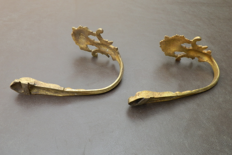 Petites Embrases En Bronze Pour Rideaux - Paire - Occasion