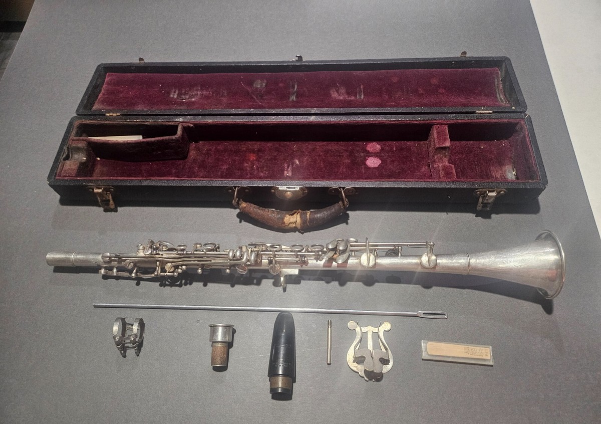 Early Ser. # 14985 1920s Continental Silver Clarinet w/ Steel