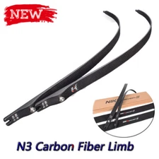 NIKA ARCHERY N3 Carbon Fiber Limb 68" 70" Recurve Bow Limbs 20-50lbs. Hot Sale