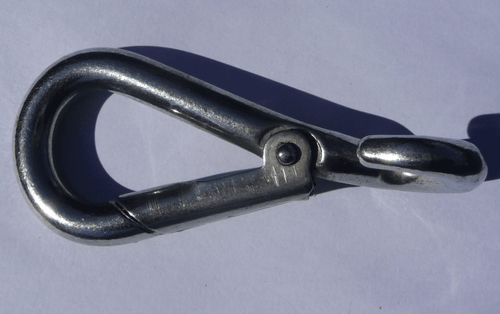 Steel Walsall Snap Spring Hook to Crue. Strong and Sturdy. 3" Long. Many Uses - Picture 6 of 7