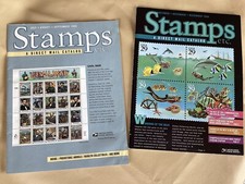 Lote de 2 catálogos de estampillas USPS de 1994, 1995 excelente estado