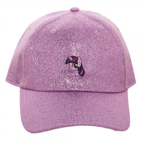 Cappello adulto My Little Pony rosa glitter crepuscolare scintillante taglia regolabile berretto papà