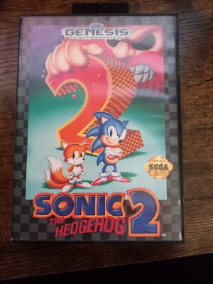 Sonic the Hedgehog 2 Game for Sega Genesis with Case