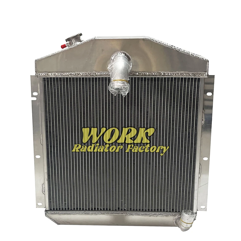 Radiador de aluminio para 1947-1949Plymouth Chrysler P15 Deluxe 3.6 4.1 5.3 L6 V8 Foto 4 de 4