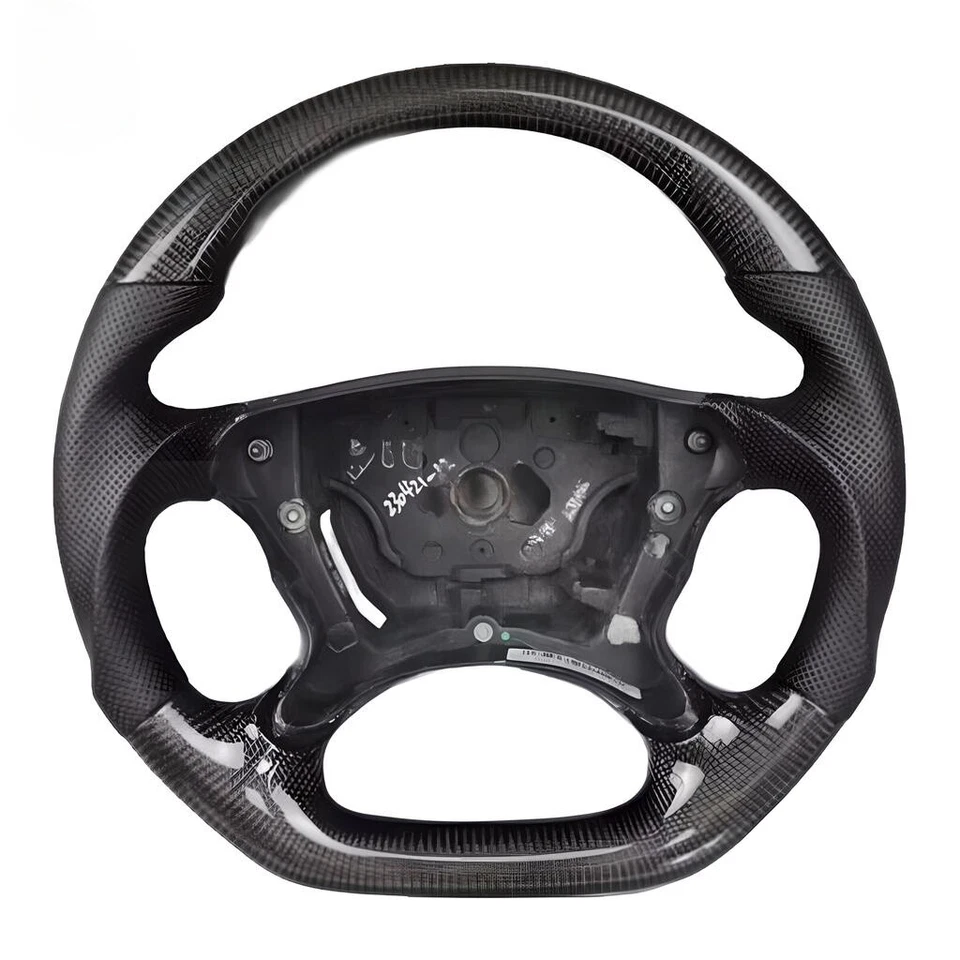 For Mercedes Benz R230 W219 W209 CLK G55 E55 W211 Carbon Fiber Steering Wheel - Изображение 3 из 4