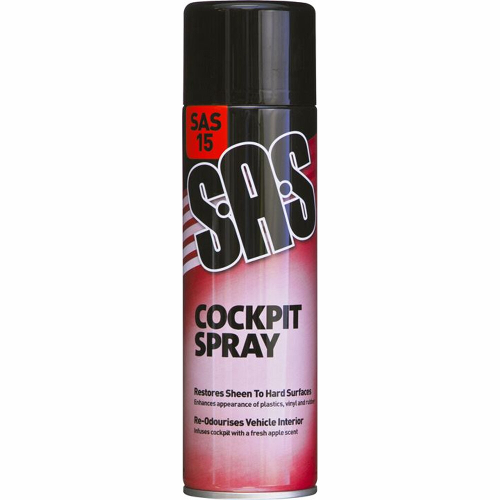 SAS Cockpit Spray Apple Fragrance 500ml SAS15 Cockpit Shine Dash Dandy Pack o...