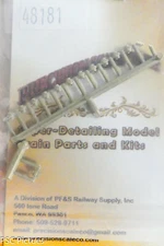 Precision Scale O #48181 Unions for .035" Wire (Brass Castings) HO,O,S,A