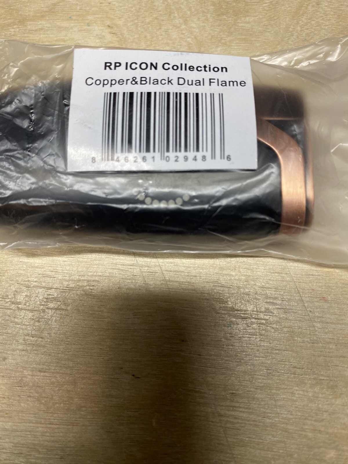 Rocky Patel Icon Cigar Lighter - Black and Copper - Dual Jet - New