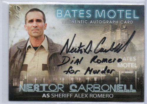Bates Motel - Disfraz autógrafo utilería y boceto selección de tarjetas casi nuevo Breygent - Imagen 14 de 87