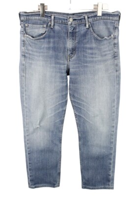 LEVI's 511 Jeans Men's W36 L29 Whiskers Faded Ripped Distressed